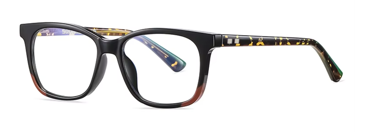 Amsterdam glasses in Black — angled view