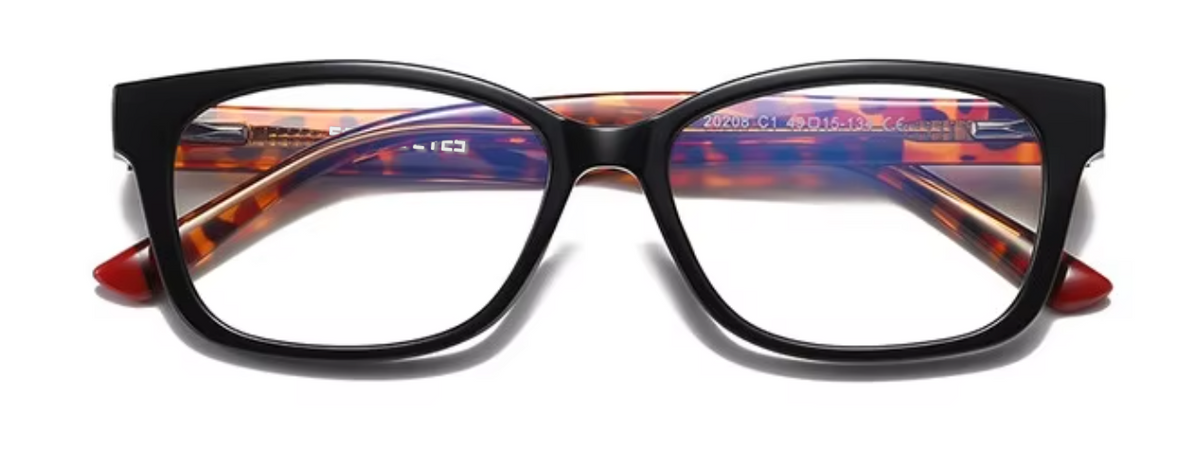Bondi glasses in Black — front view