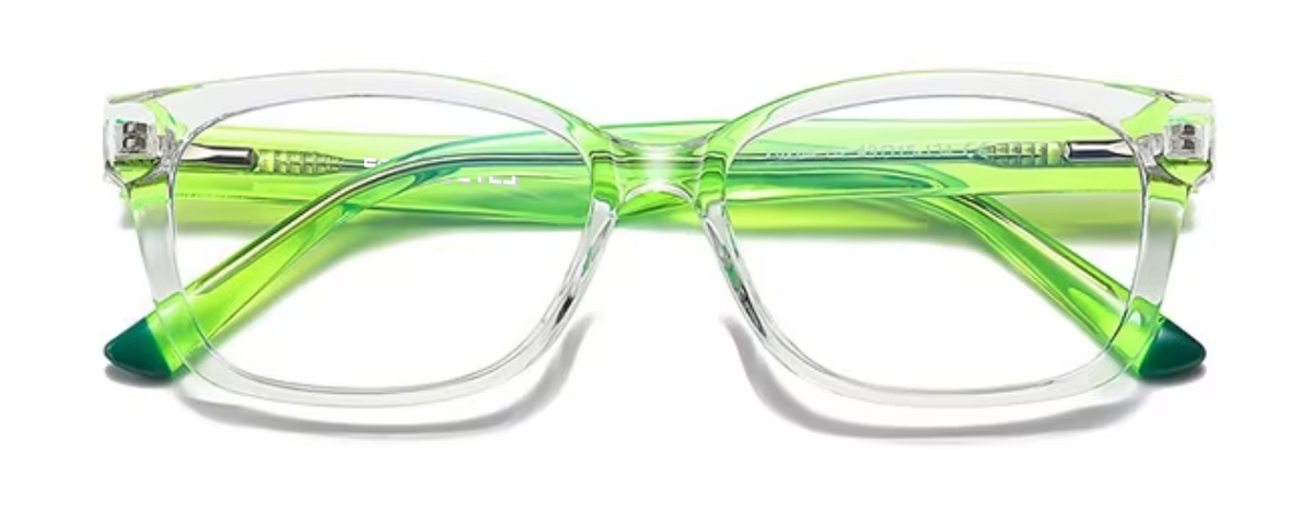 Bondi glasses in Clear — front view
