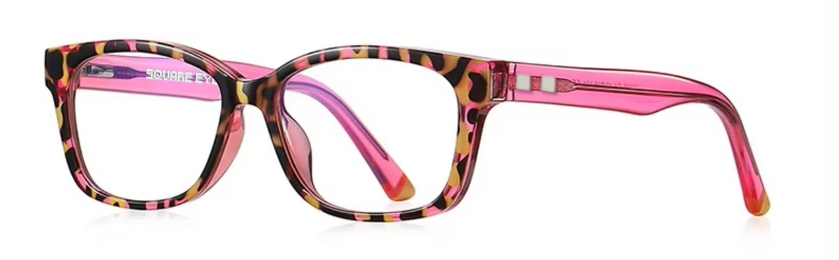 Bondi glasses in Pink Tortoiseshell — angled view