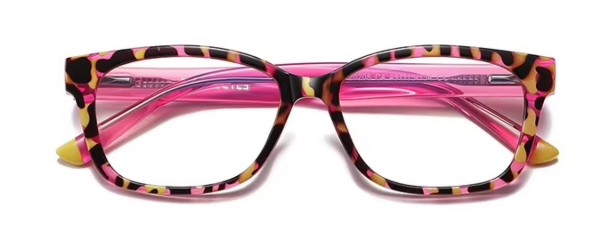 Bondi glasses in Pink Tortoiseshell — front view
