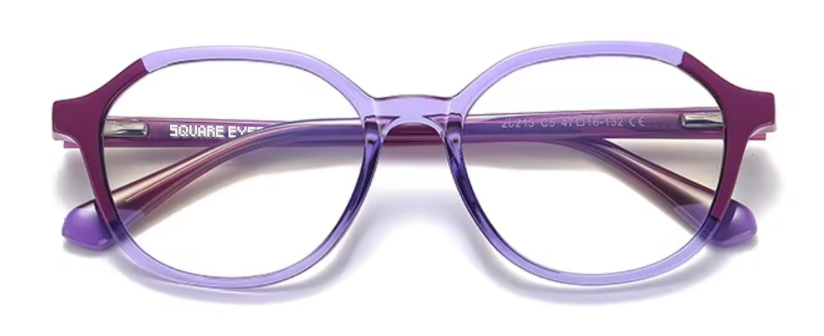 Copenhagen glasses in Purple — front view
