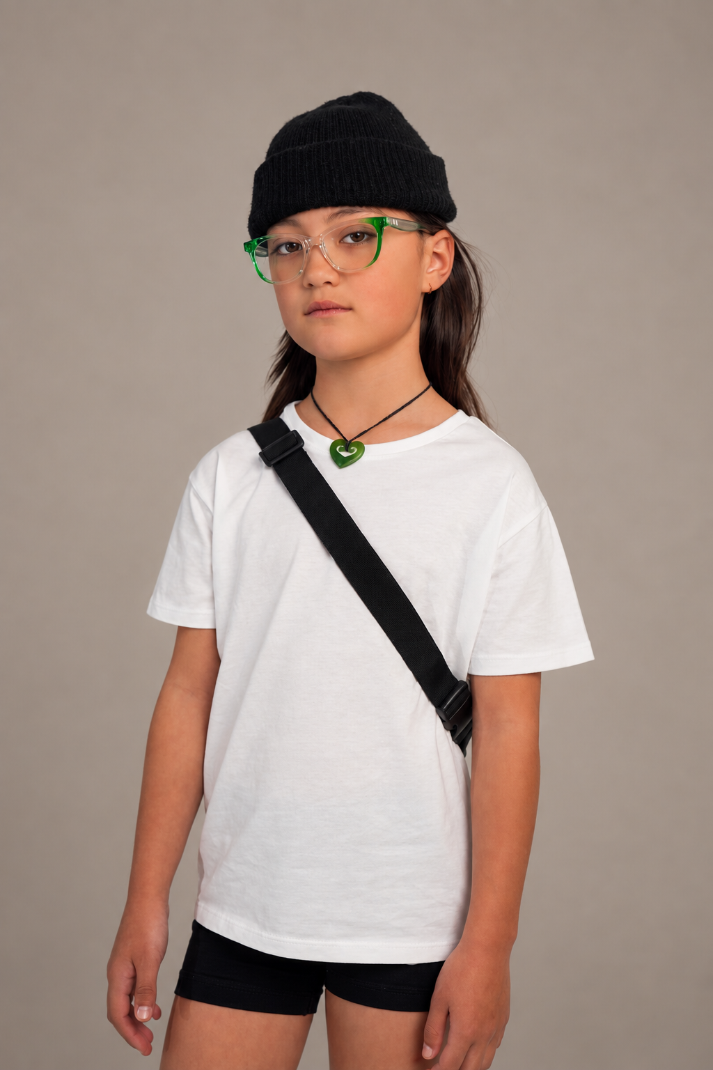 Kaya wearing Square Eyes glasses