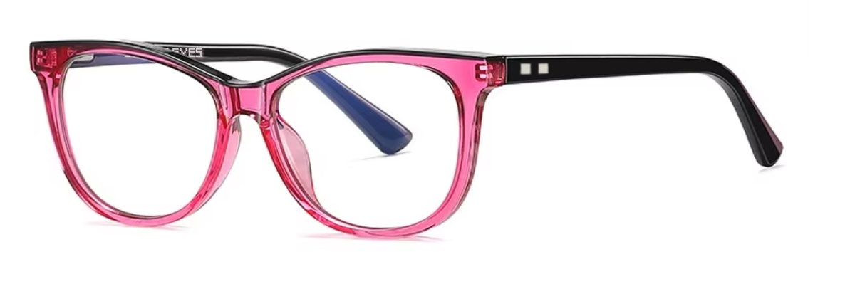 Paris glasses in Pink — angled view