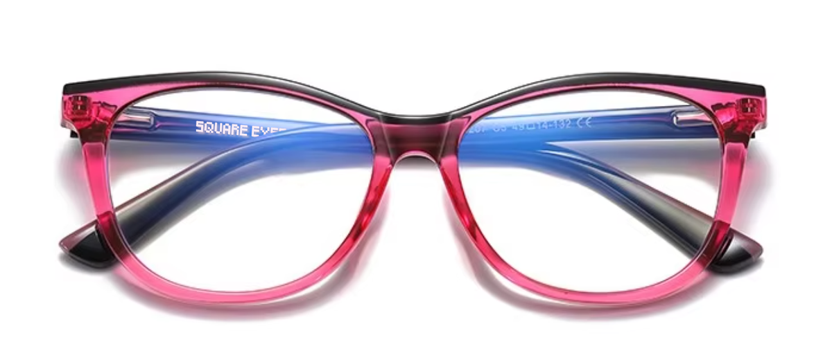Paris glasses in Pink — front view