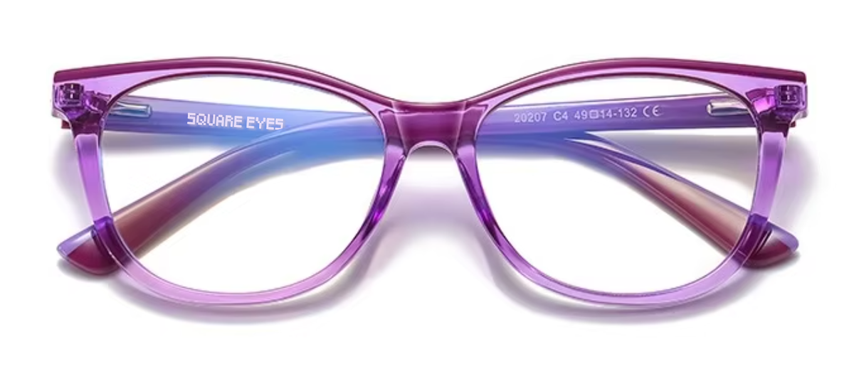 Paris glasses in Purple — front view
