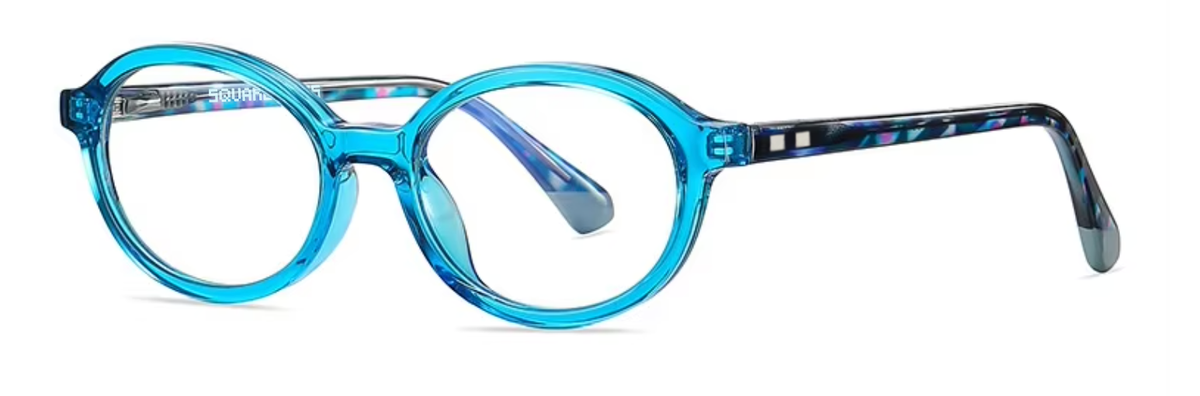 Shanghai glasses in Aqua — angled view
