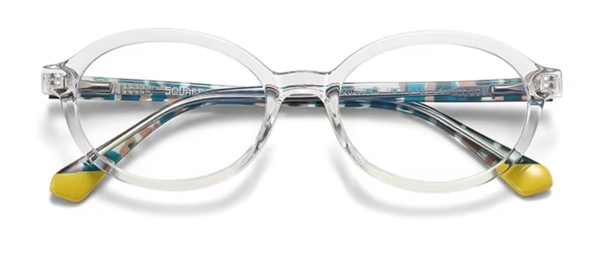 Shanghai glasses in Clear — front view