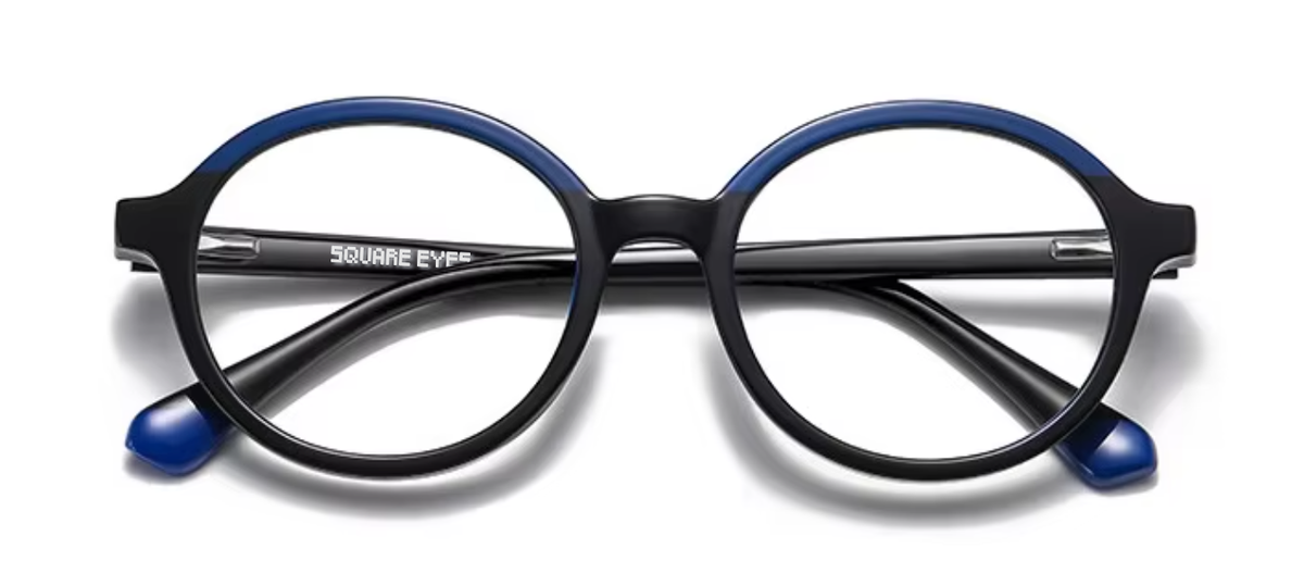 Tokyo glasses in Black/Blue — front view