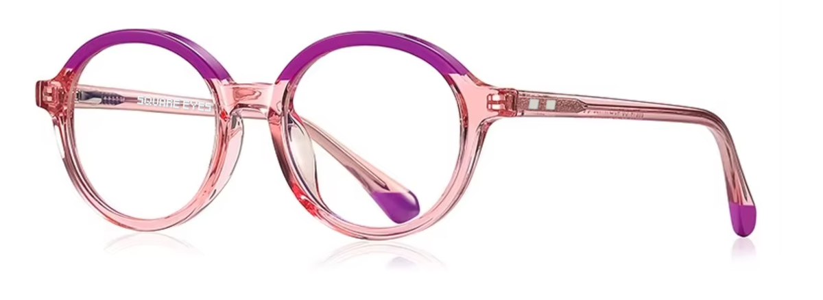 Tokyo glasses in Pink/Purple — angled view