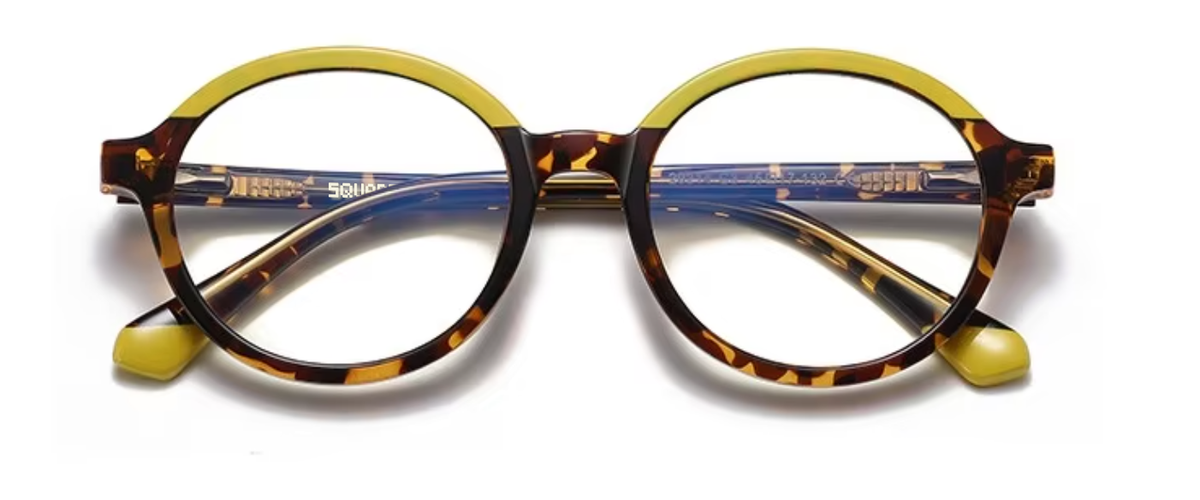 Tokyo glasses in Tortoiseshell/Yellow — front view
